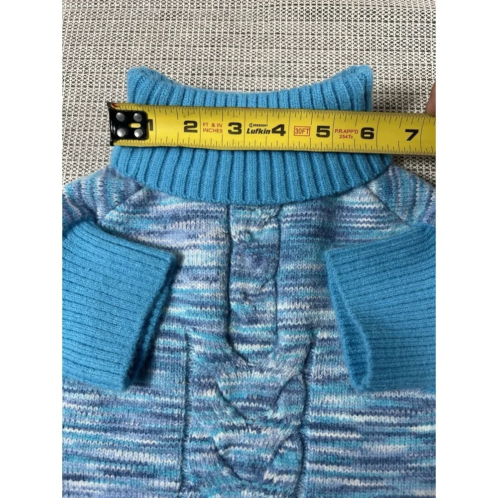 On the roll Warm Dog Sweater XL Blue Acrylic Winter Apparel‎ (20-30 Libras)